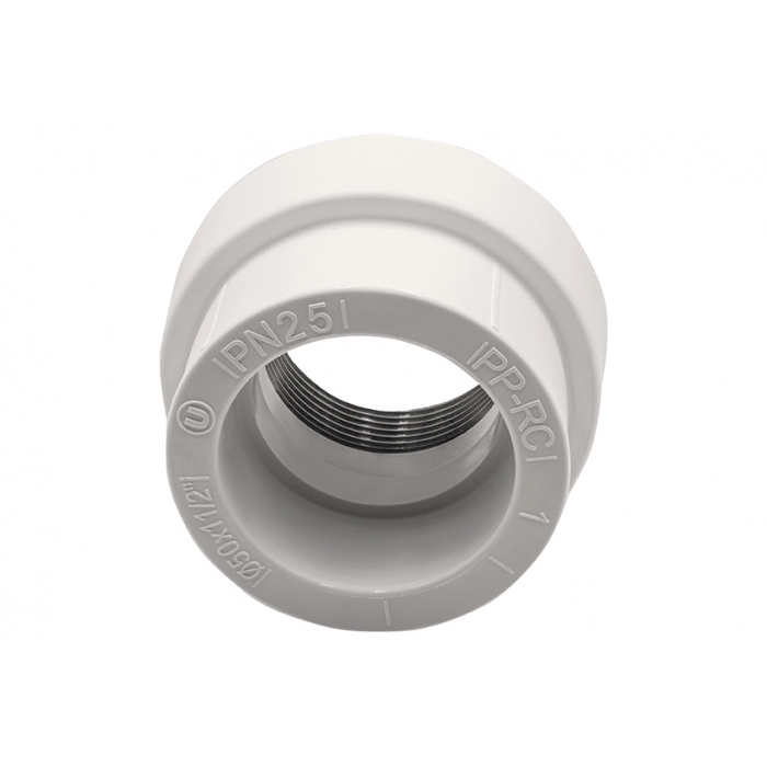 Муфта комбинированная внутренняя резьба 50х1 1/2\" под ключ EVER PLAST ...